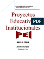 Proyectos Educativos Institucionales - PEI