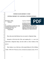 USDC Habeas II - Notice of Non-Consent To Magistrate Judge