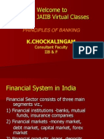 Welcome To IIBF's - JAIIB Virtual Classes: K.Chockalingam