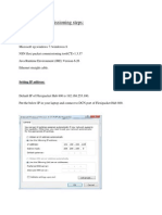 Flexipacket Commissioning Steps