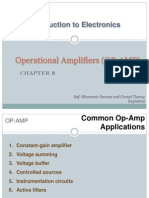 Introduction To Electronics: Operational Amplifiers (OP-AMP)