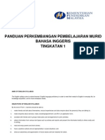 PPPM Bahasa Inggeris Tingkatan 1