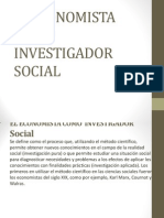 El Economista Como Investigador Social