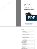 Prp080 Thermal Receipt Printer Manual