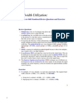 Bandwidth Utilization:: Solutions To Odd-Numbered Review Questions and Exercises