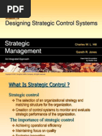 Designing Strategic Control System