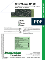 Packing Rivatherm K100: Static Pumps Valves