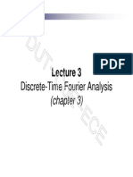 Discrete-Time Fourier Analysis Discrete-Time Fourier Analysis