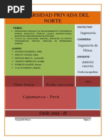 Informe Final de Topografia Minera