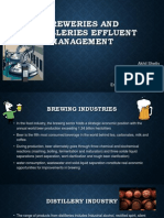 Breweries and Distilleries Effluent Management