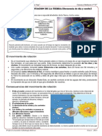 Movimiento de Rotacion Dia y Noche