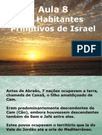 Os Habitantes Primitivos de Israel