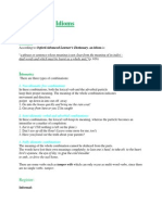 Idioms: Dual Words and Which Must Be Learnt As A Whole Unit," (P. 616)