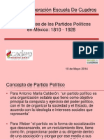 Antecedentes de Los Partidos Politicos en Mexico