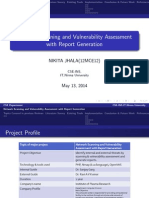 Network Scanning With Vulnerability Assessment and Report Generation