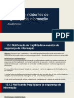 Gestão de Incidentes em Segurança Da Iformação