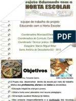 Projeto de Horta Escolar