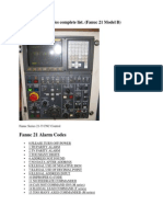 Fanuc 21 Alarm Codes Complete List