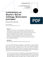 D'Andrade - Commentary On Searle's Social Ontology