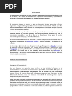 El Conocimiento Es La Capacidad Que Posee El Hombre de AprehenderConocimiento Información Acerca de Su Entorno y de Sí Mismo