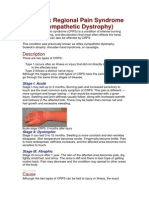 Reflex Sympathetic Dystrophy