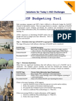 HAZOP Budgeting Tool: Practical Solutions For Today's HSE Challenges