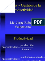 Análisis y Gestión de La Productividad