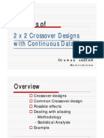 Analysis of 2x2 Cross Over