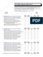 Corporate Culture Survey