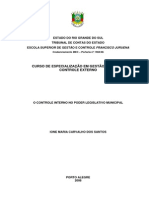 TCC o Controle Interno No Poder Legislativo Municipal