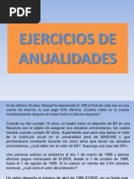 4.1 Ejercicios Anualidades