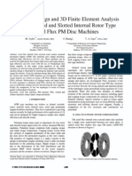 Axial Flux PMBLDC Motor Design