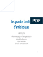 Ue 2 11 s3 Les Grandes Familles D Antibiotiques