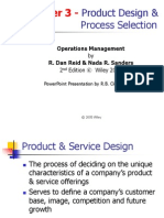 Chapter 3 - Product Design & Process Selection