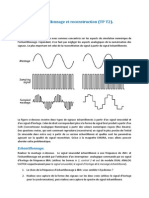 Echantillonnage Et Reconstruction