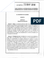 Ley 1715 Del 13 de Mayo de 2014 PDF