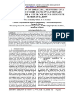 Optimization of Torsional Stiffness of A Eicher 11.10 Chesis Using Evolutionary Methods With A Heterogeneous Genotype Representation