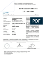 Certificados de Calibracion de Los Equipos de Ensayo de La Uni