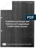 Guideline On Design and Selection of Longitudinal Traffic Safety Barrier