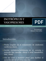 Inotrópicos y Vasopresores