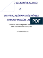 Nickel Titanium Alloys / Orthodontic Courses by Indian Dental Academy