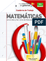 Cuaderno de Trabajo de Matematicas 4o, 5o y 6o