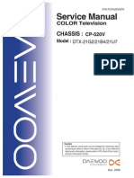 Daewoo Chassis CP 520v DTX 21g2, 21b4, 21u7