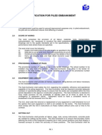 Specification For Pile Embankment