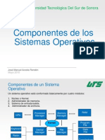 Componentes Sistemas Operativos