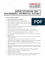 Social Sector Initiatives and Government