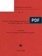 Granqvist & Inyama - Power and Powerlessness of Women in West African Orality