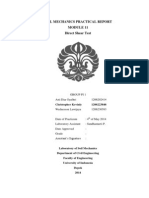 Laporan Praktikum Mekanika Tanah Direct Shear Test UI