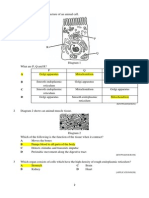 Soalan Biologi Tingkatan 4