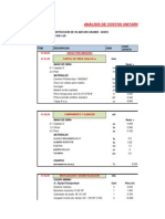 Analisis de Costos Unitarios (Obras Preliminares)